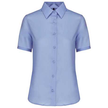 Dámska košela (KARIBAN LADIES SHORT SLEEVE SHIRT) > modrá (bright sky) > L