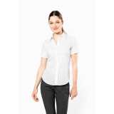 Dámska košela (KARIBAN LADIES SHORT SLEEVE SHIRT) > modrá (bright sky) > L