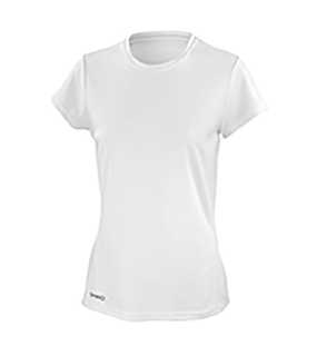 Dámske tričko (SPIRO LADIES QUICK DRY-SHORT SLEEVE T-SHIRT) > biela > M