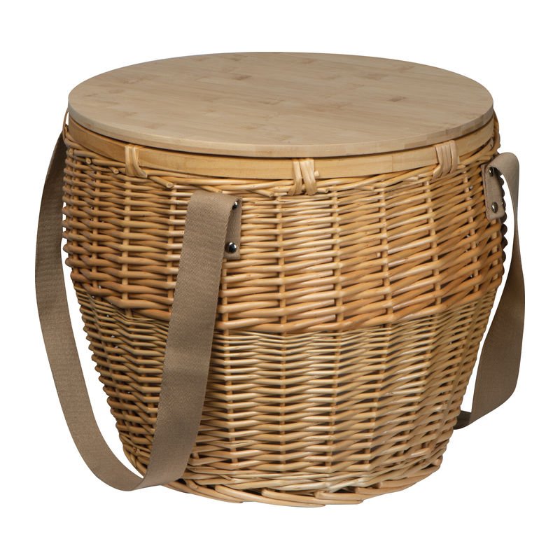 Ratanový piknikový kôš Mark Twain > béžová