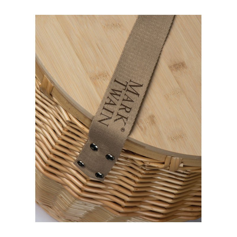 Ratanový piknikový kôš Mark Twain > béžová