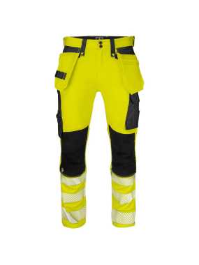 Pánske nohavice (PROJOB WAISTPANT STRETCH EN ISO 20471 CL. 2) > žltá / čierna > 84