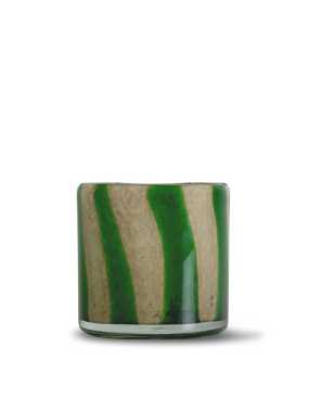 Stojan na sviečku (by ON) > zelená / béžová