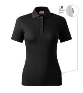 Dámska polokošeľa (RIMECK Resist Heavy Polo) > čierna (BL) > XS