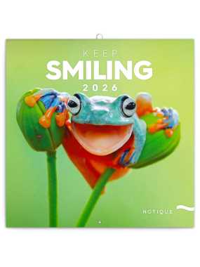 Nástenný kalendár (Úsmev prosím 2026) - 30 x 30 x 1 cm