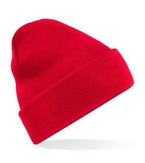 Unisex čiapka (Beechfield Recycled Original Cuffed Beanie) > červená(classic)