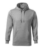 Pánska mikina (MALFINI Cape Free) > sivá (tmavý melír) > 3XL