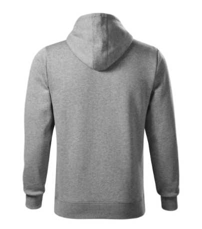Pánska mikina (MALFINI Cape Free) > sivá (tmavý melír) > 3XL