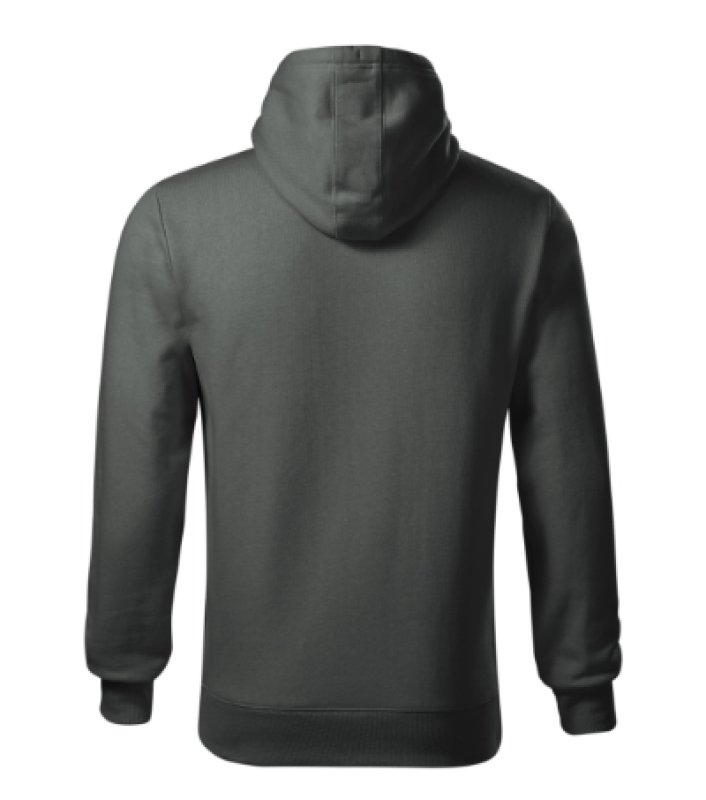 Pánska mikina (MALFINI Cape Free) > šedá (tmavá bridlica) > S