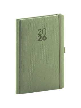 Diár (Diamante 2026) - 15 x 21 x 2 cm  > olivová > týždenný A5