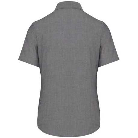 Dámska košeľa (KARIBAN LADIES SHORT SLEEVE SHIRT) > strieborná (oxford) > XS