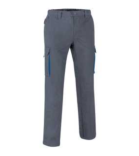 Pánske nohavice (THUNDER) > šedá (cement) / modrá (royal) > XL