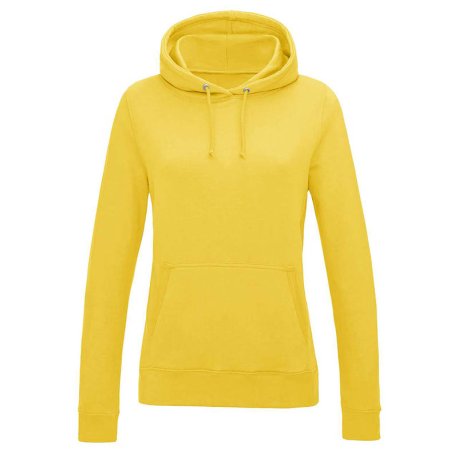 Dámska mikina (Just Hoods WOMEN'S COLLEGE HOODIE) > žltá (sun) > XS
