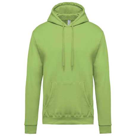 Pánska mikina(KARIBAN MEN’S HOODIE ) > zelená (lime) > 2XL