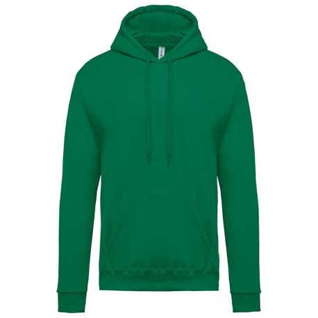 Pánska mikina(KARIBAN MEN’S HOODIE ) > zelená (kelly) > 2XL