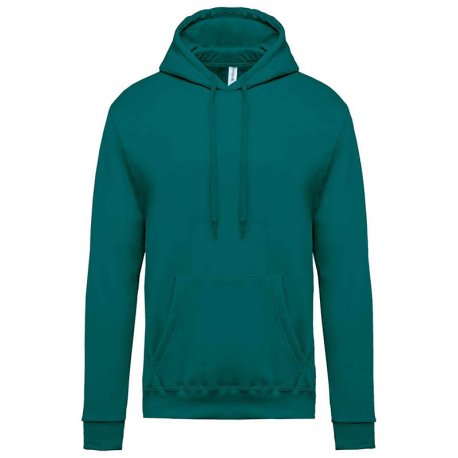 Pánska mikina(KARIBAN MEN’S HOODIE ) > zelená (emerald) > 2XL
