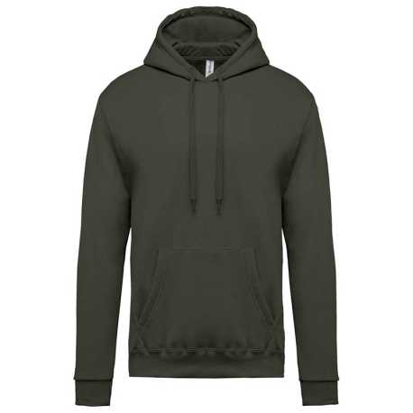 Pánska mikina(KARIBAN MEN’S HOODIE ) > zelená (dark khaki) > 3XL