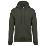 Pánska mikina(KARIBAN MEN’S HOODIE ) > zelená (dark khaki) > 3XL