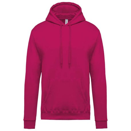 Pánska mikina (KARIBAN MEN’S HOODIE) > ružová (fuchsia) > XS