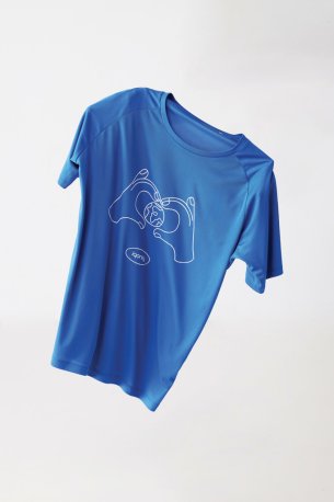 Rýchloschnúce tričko Ioniq Tikal z recykl. polyesteru > modrá (royal) > 4XL