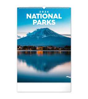 Nástenný kalendár (Národné parky sveta 2026) - 33 x 46 x 1 cm