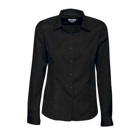 Dámska košeľa (James Harvest GREEN BOW 01 LADIES) > čierna > 4XL