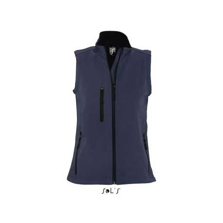 Dámska vesta (SOLS WOMEN SLEEVELESS SOFTSHELL JACKET) > modrá (french navy) > 2XL