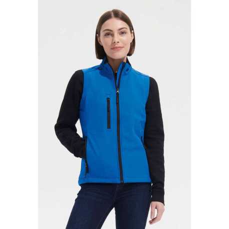 Dámska vesta (SOLS WOMEN SLEEVELESS SOFTSHELL JACKET) > modrá (french navy) > 2XL