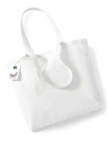 Nákupná taška z bavlny (WM Organic Cotton Shopper) > biela