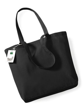 Nákupná taška z bavlny (WM Organic Cotton Shopper) > čierna