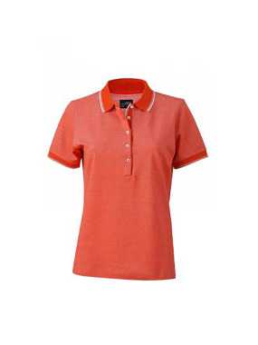 Dámska polokošeľa(J&N LADIES' POLO) > červená (grenadine) / biela > S