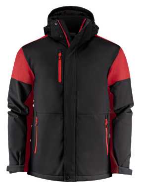 Pánska bunda (PRINTER PRIME PADDED SOFTSHELL) > čierna / červená > L