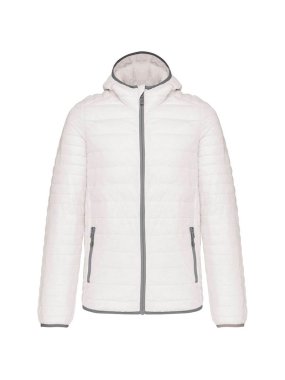 Pánska bunda (Kariban"MEN'S LIGHTWEIGHT HOODED DOWN JACKET") > biela > 2XL