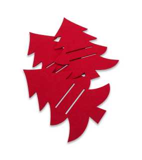 Taštička na príbory z plsti  > červená