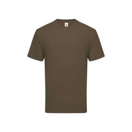 Pánske tričko (FOL Iconic 195 Ringspun Premium T) > červená (truffle) > M