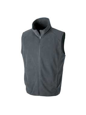 Unisex fleece vesta(RESULT MICRO FLEECE GILET) > šedá (charcoal) > XS