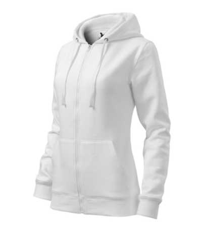 Dámska mikina (MALFINI Trendy Zipper) > biela > XS