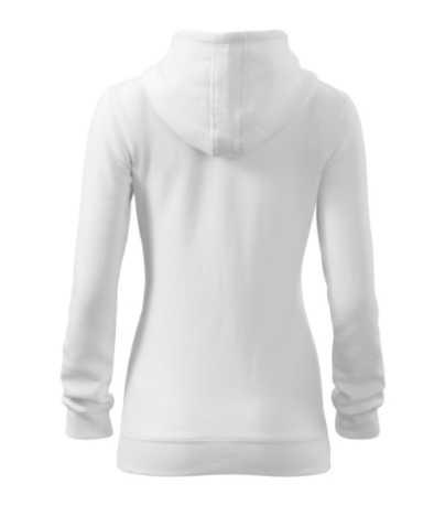 Dámska mikina (MALFINI Trendy Zipper) > biela > XS