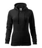 Dámska mikina (MALFINI Trendy Zipper) > čierna > XS