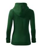 Dámska mikina (MALFINI Trendy Zipper) > zelená (fľaškovo) > XS