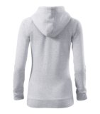 Dámska mikina (MALFINI Trendy Zipper) > sivá (svetlýmelír) > XL