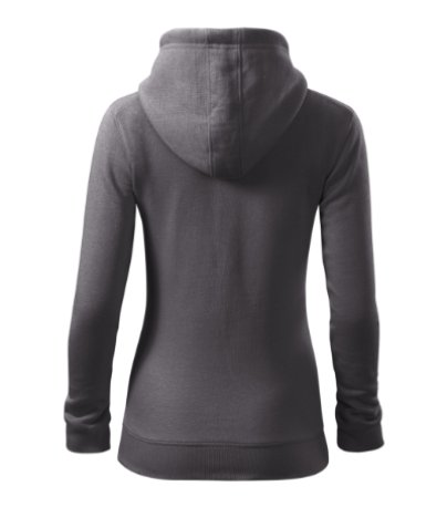 Dámska mikina (MALFINI Trendy Zipper) > sivá (oceľová) > XS