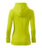 Dámska mikina (MALFINI Trendy Zipper) > zelená (limetková) > XS