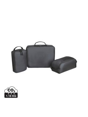 Súprava cestovných organizérov Renew z rPET AWARE™ > čierna