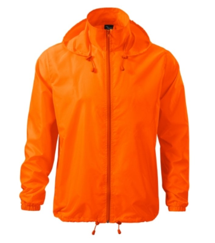 Unisex vetrovka (MALFINI Windy) > oranžová (neon) > 3XL