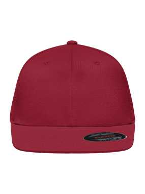 6 panelová šiltovka (MB Flexfit® Flat peak Cap) > červená (wine) > S/M