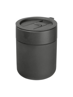 Keramický pohár so silikónovým povrchom, 340ml > šedá (anthracite)