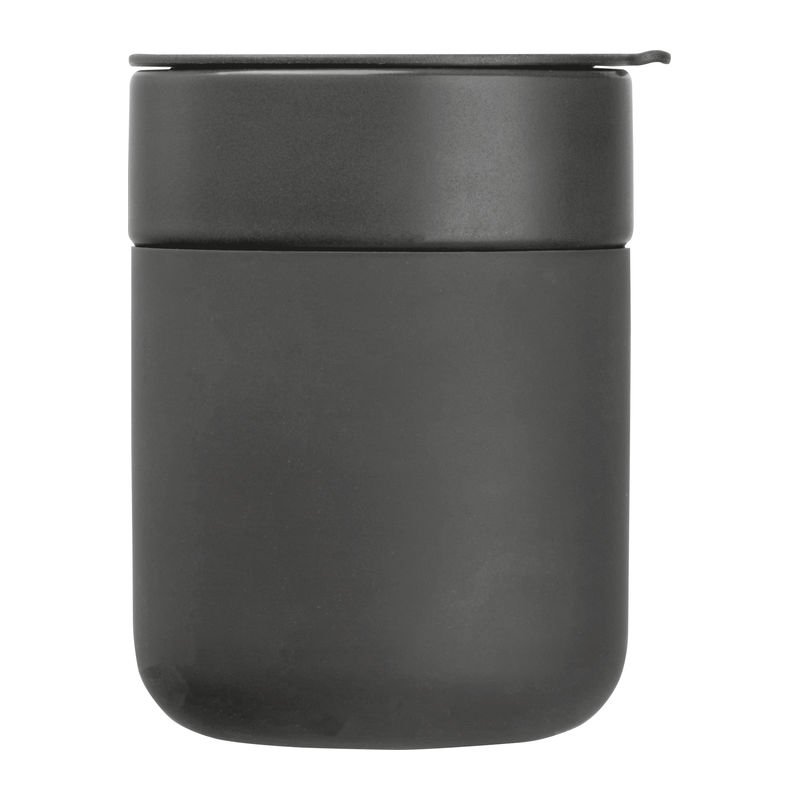 Keramický pohár so silikónovým povrchom, 340ml > šedá (anthracite)