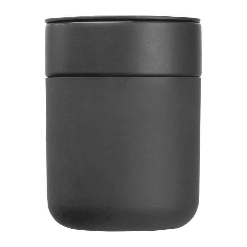 Keramický pohár so silikónovým povrchom, 340ml > šedá (anthracite)