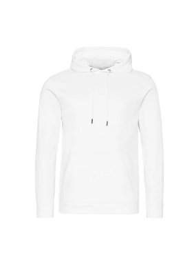 Unisex mikina (Just Hoods SPORTS POLYESTER HOODIE) > biela (arctic) > L